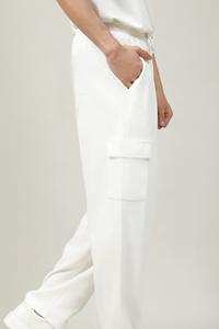 Pantalones de lana ecológicos para hombre de encaje plano informal de diseño personalizado último estilo servicio OEM de alta calidad - Product Image 5