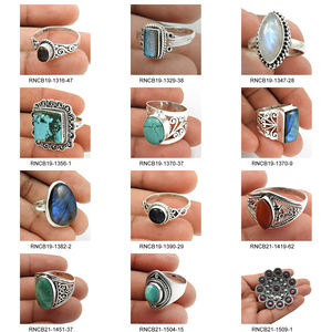 Natural Labradorite Gemstone 925 Sterling Silver <b>Cushion</b> Shape Classy Boho <b>Ring</b> for Her Handmade Fine Jewelry Indian Exporter - Product Image 6