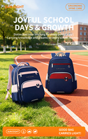 Sac à dos scolaire ergonomique SUN EIGHT Premium, protection de la colonne vertébrale, imperméable, motif color block, unisexe, pour les enfants de 5 à 7 ans, 22382