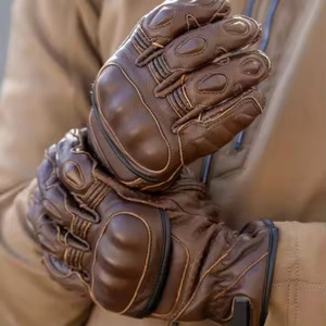 ถุงมือนักแข่งแบบออฟโรดสำหรับฤดูร้อนแบบมืออาชีพอุปกรณ์ป้องกันหนังรถจักรยานยนต์พร้อมฟังก์ชั่นหน้าจอสัมผัส - Product Image 6