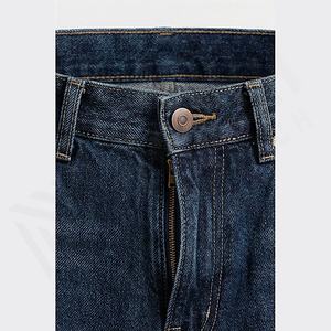 Pantalon en jean délavé dégradé style urbain pour homme, design décontracté d'hiver, taille mi-haute, jean ciré, couleur personnalisée, vente en gros - Product Image 4