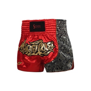 Vente en gros directe d'usine de shorts de Muay Thai respirants en satin - Product Image 1