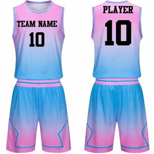 ชุดบาสเก็ตบอลแขนกุดชุดเล่นกีฬาแบบทีมชุดเล่นกีฬาระบายอากาศได้ดีพิมพ์โลโก้ได้ตามต้องการ - Product Image 1