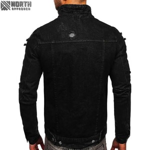 Fabricant de haute qualité Oem personnalisé coton laine décontracté Denim hiver jeans et vestes ensembles pour hommes vêtements Jean veste hommes - Product Image 2