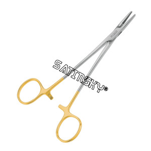 PORTA AGUJAS CRILE MURRAY Carburo de Tungsteno 16cm Instrumentos Quirúrgicos Instrumentos de Acero Inoxidable Fabricados con AISI 420 - Product Image 1