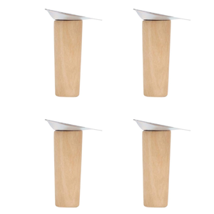 Milieu du siècle nouveau modèle Table basse et pieds de lit bois conique droit pour cuisine salon chambre et meubles d'hôtel - Product Image 2