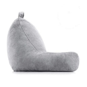 OEM de fábrica personalizable de lino en forma de U de espuma viscoelástica relleno antipolvo ácaros lectura cama descanso almohada lavable respaldo cojín - Product Image 5