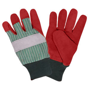 Gants d'assemblage en cuir de vachette robuste de haute qualité pour le jardinage quotidien industriel renforcé pour la sécurité - Product Image 6