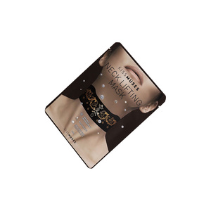 KISSMUSES Masque facial de taille de voyage en coton pour femmes le plus vendu Forme de feuille de beauté naturelle avec fonction de levage du cou - Product Image 1