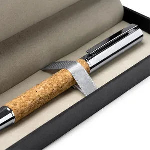 Penna Roller Personalizzata con Base in Sughero per Gadget Promozionali - Product Image 3