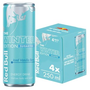 Pour Red Bull Winter Edition Boisson énergétique aux baies de vanille glacées Faible en gras Sans sucre Ingrédient primaire Carbonate Emballage en vrac - Product Image 2