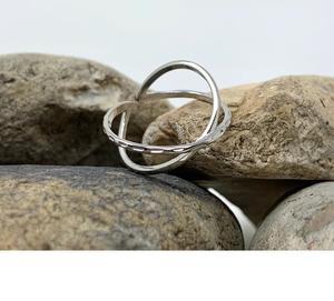 แหวนเปิดปรับได้แบบมินิมอลส์บางเฉียบปรับได้เครื่องประดับแฟชั่นวางซ้อนกันได้สำหรับผู้หญิงของขวัญแฮนด์เมดสุดหรู - Product Image 4