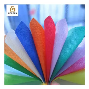 Golden Manufacturers Custom Water Absorbent Pp Spunbond Nonwoven Reliable Polypropylene Spunbonded Non Woven Fabric