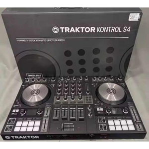 Console de mixage audio moderne Traktor Kontrol S4 MK3, console de DJ miniature originale alimentée, console musicale en plastique - Product Image 1
