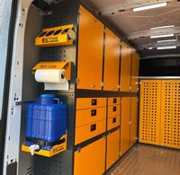 Sistemi di Scaffalature Modulari per Furgoni DETAY OEM/OBM di Alta Qualità, Facilmente Assemblabili, con 12 Cassetti per Veicoli di Servizio Mobili