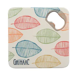 Décapsuleur personnalisé Hopfanatic avec dessous de verre et ouvre-bouteille - Product Image 3