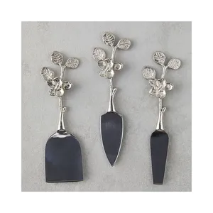 ชุดมีดหั่นชีสและเนยสแตนเลสเคลือบ PVD สีทองเหมาะสำหรับใช้ในโรงแรมและห้องรับประทานอาหารที่หรูหรา - Product Image 6