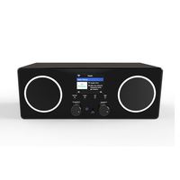 Radio Internet MS-280S avec boîte en bois et haut-parleur stéréo, prise en charge FM/DAB