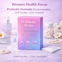 Complément alimentaire personnalisé pour femmes, bandes de probiotiques, vitamines, soutien à la santé féminine, bandes pour la digestion, complément de soins de santé