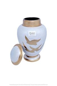 Meilleure qualité artisanat indien Antique en aluminium classique urnes en gros urnes de crémation cendres métal laiton matériel bas prix - Product Image 5