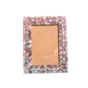 Zig Zag patterned Premium Handcrafted Mother of <b>Pearl</b> <b>Photo</b> <b>Frame</b> Unique Indian Heritage Craft - Product Image 6