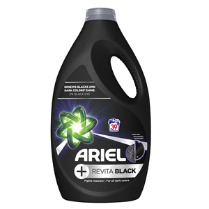 Revita Black - Detergente para Ropa Ariel - 39 Lavados - Protección y Cuidado Avanzado del Color - Product Image 1