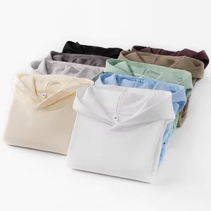 Conjunto de 2 piezas más vendido, Sudadera con capucha y pantalones cortos de manga corta holgados, sudaderas con capucha ligeras de tela deportiva informal de gama alta para hombres - Product Image 4