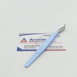 แหนบต่อขนตาสแตนเลสสีฟ้าสำหรับเด็ก - Product Image 5