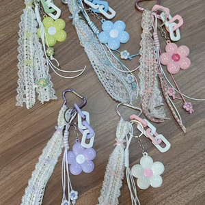 Promotie Luxe Kwast Sleutelhanger Schattige Stoffen Sleutelhanger Lederen Sleutelhanger Tas Charm Hangertje Zachte Geweven Sleutelhanger Karabijnhaken Sleutelhangers - Product Image 4