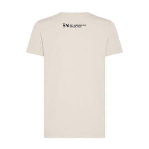 T-shirt in Jersey 100% Cotone Biologico America's Cup 1851 con Motivo - Nuovo Modello Compresso di Design - Product Image 2