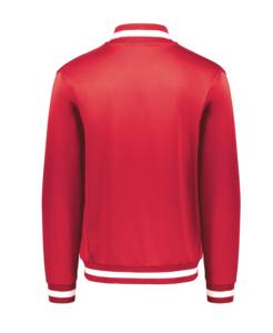 Nouveau blouson bombardier en toile rouge unisexe avec col montant Design d'hiver à capuche Logo avant inspiré de Chicago - Product Image 2