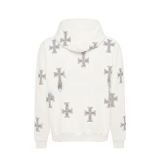 Chándal con diamantes de imitación para hombre, ropa cálida de invierno, chándales de algodón transpirables con diamantes de imitación y logotipo personalizado de alta calidad, novedad - Product Image 4