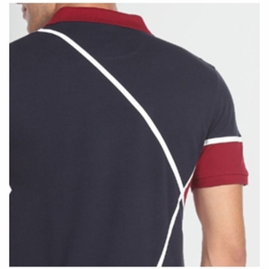 Polo Informal de Algodón para Hombre, Camisa de Manga Corta de Alta Calidad, Transpirable, Cuello Alto, Ropa de Calle, Color de Bloque, Bordado Plus - Product Image 5