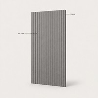 Panneau acoustique en PET moulé en 3D Kuswave |   Panneau acoustique intégré 3D en fibre de polyester, feutre acoustique thermoformé 2400x1200