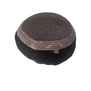 Cheveux humains Remy indiens bouclés, toupet et perruque pour hommes, tissage à la main, fixation par ruban adhésif, tissage unique, permanente Taz Hair BD - Product Image 5