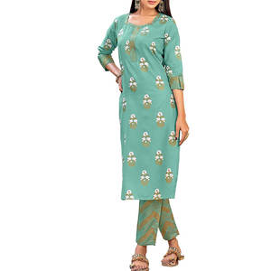 Latest Designer Embroidered Long <b>Kurtis</b> <b>for</b> <b>Women</b> Ladies Indian & Pakistani Style Plus Size Clothing - Product Image 6