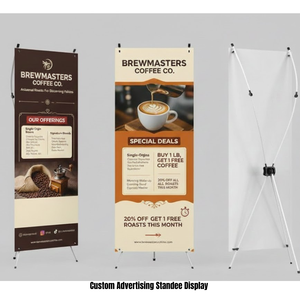 Support publicitaire personnalisé |   Standee en PVC/PP imprimé UV pour les événements, les magasins et la signalétique de marketing promotionnel - Product Image 1