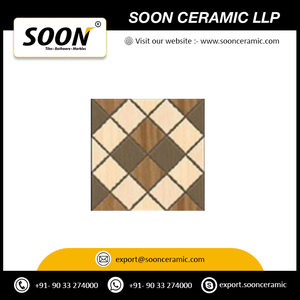 Most Selling Outdoor Rustic Design Porcelain Floor <b>Tiles</b> 30 X 30 CM Flowers & Plants Texture Anti-Slip Available Bulk Quantity - Product Image 3