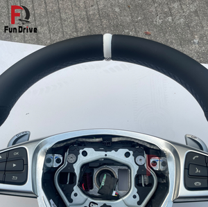 Volante Personalizado de Cuero Mercedes Benz AMG Clase A E S C CL CIS CLA <span class=keywords><strong>GLC</strong></span> G63 W177 W221 W218 W222 W204 W205 W213 - Product Image 4