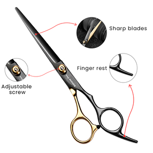 Tijeras de Precisión para Cabello, Tijeras de Peluquería Profesionales de Acero Inoxidable, Tijeras Ligeras para Cabello, Fabricación OEM ODM - Product Image 2