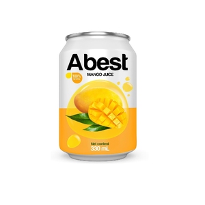 Fournisseur en gros de boissons aux jus, jus de mangue biologique Abest 100% naturel en canette de 330 ml, de A&B Vietnam, boisson gazeuse - Product Image 3