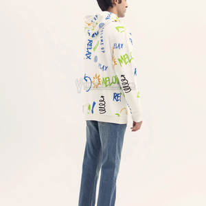 Sweat à capuche confortable pour hommes Tissu léger en coton mélangé pour un usage quotidien Sweat à capuche pour hommes - Product Image 4