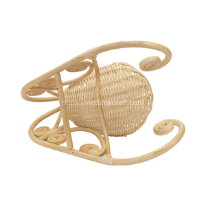 Hot Selling Rattan Sleigh Christmas <b>Table</b>/<b>Shelf</b> Decorative Gift Basket Best Sale Wholesale Cheapest Price - Product Image 3