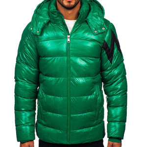 Veste de pluie décontractée mince pour hommes d'hiver personnalisée nouvelle veste coupe-vent décontractée Plus veste en coton hommes 2025 - Product Image 5