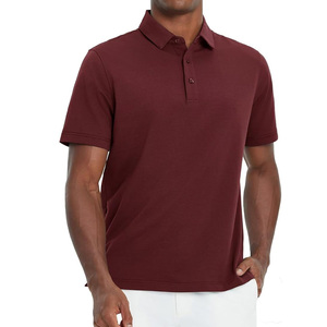 เสื้อโปโลสำหรับผู้ชายแขนสั้นใส่สบายพิมพ์โลโก้และยี่ห้อ - Product Image 6