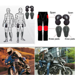 Pantalones de Motociclista D-Ride Moto Verde Sólido para Hombre con Protección de Rodilla Extraíble, Múltiples Cremalleras, Transpirables y de Secado Rápido - Product Image 5