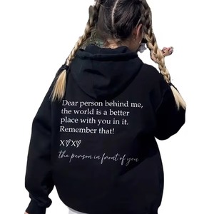 Nuevo estilo Diseño Fleece Hoodie Premium Quality Winter Women Clothing Pullover Fleece Hoodie y sudaderas - Product Image 6