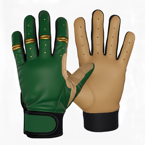 Gants de frappe de baseball personnalisés en gros, antidérapants, respirants, mitaines de softball durables en cuir, gants de sport pour hommes - Product Image 3
