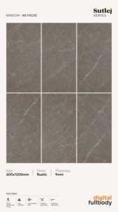 ContemporaryLiving Ractanga 63,5mm mosaico Sutlej aspecto esmaltado cocina cerámica diseño mosaico azulejos Hotel ducha baño - Product Image 3