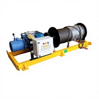 Torno Eléctrico de Servicio Pesado de 3 Toneladas con Altura de Elevación de 200m |   Cable de Acero de 14 mm |   Caja de Cambios Rotorq |   Motor ABB |   Grúas